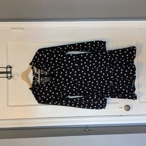 EUC Loft Flounce Hem Dress